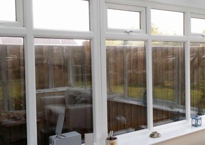 Conservatory side glass