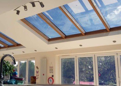 Our fantastic 2 ply film provides a beautiful finish to any roof glazing.