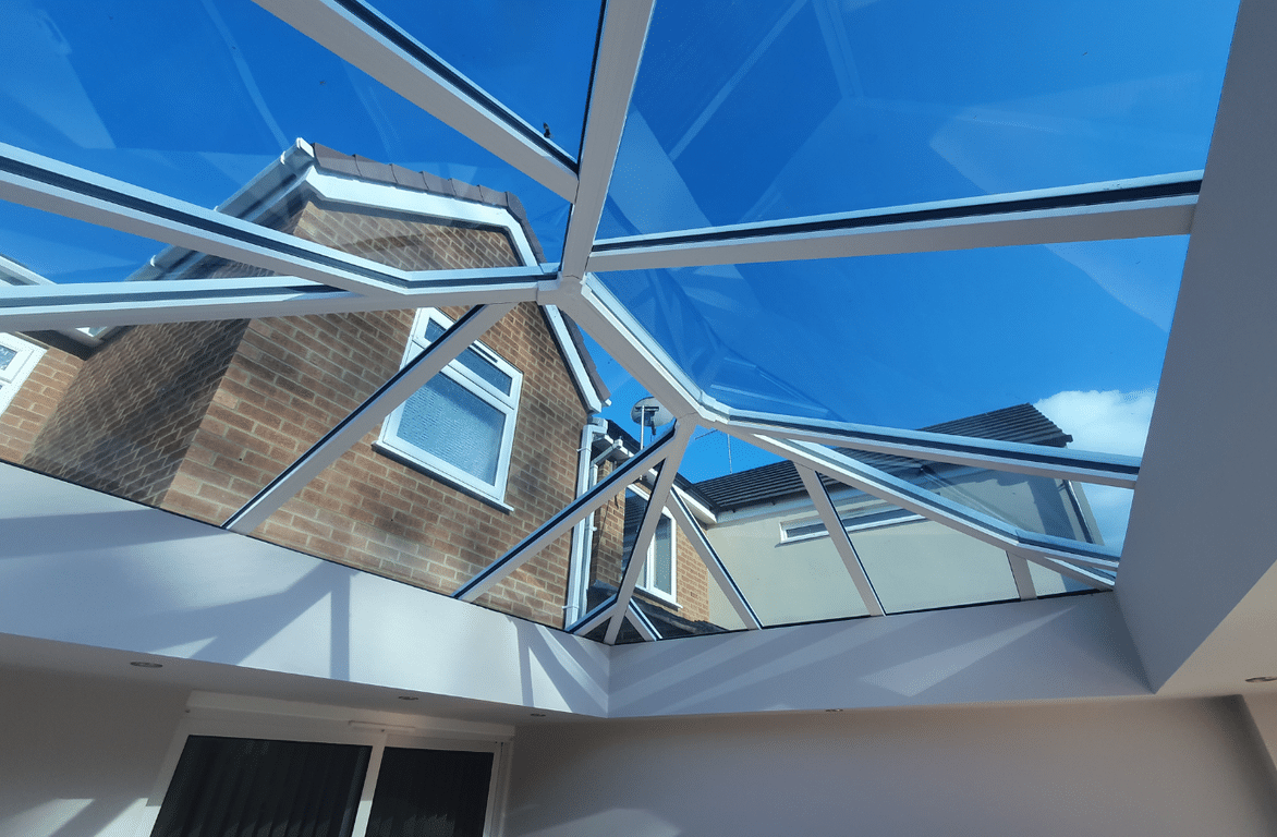 Glass conservatory roof